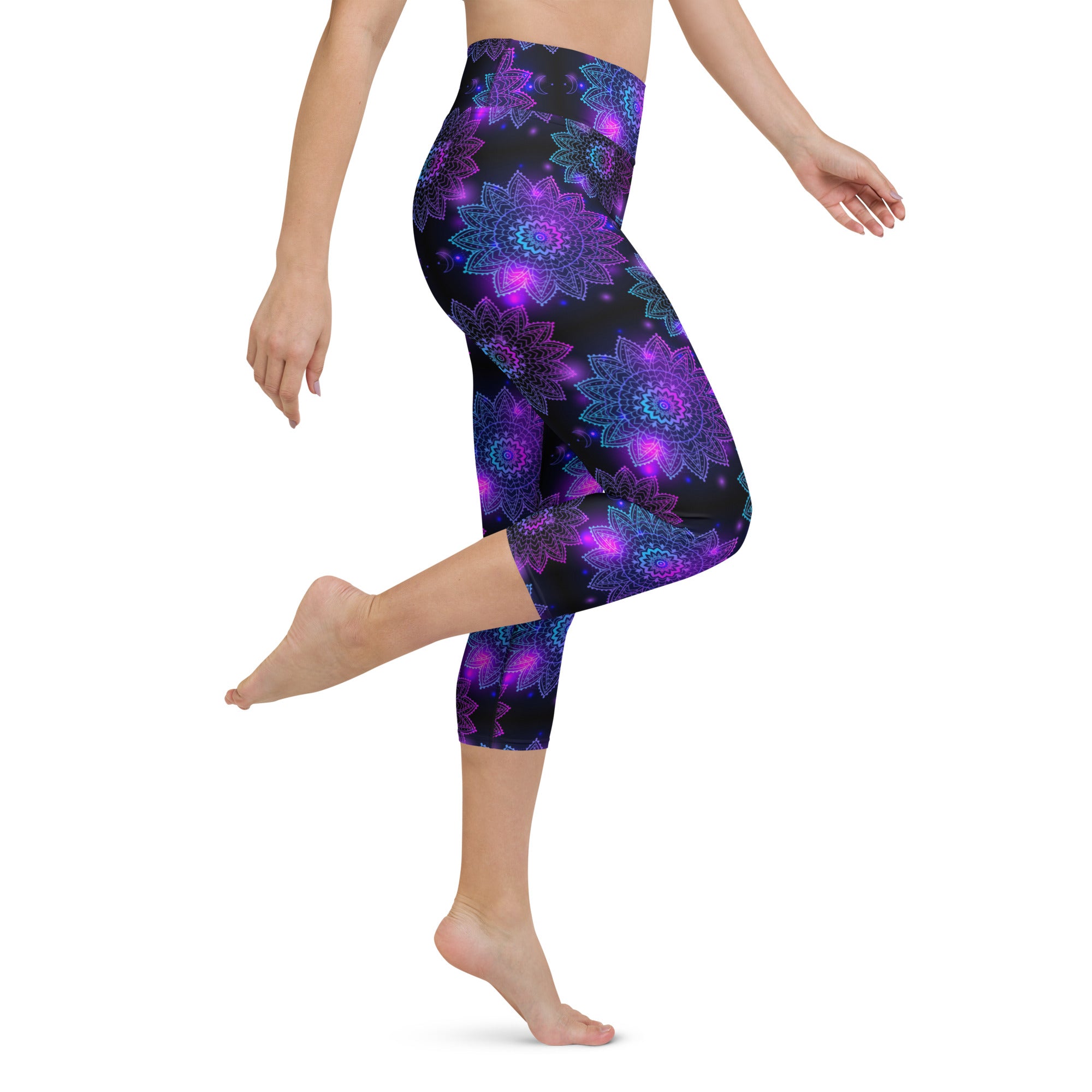 Neon Mandala Capris